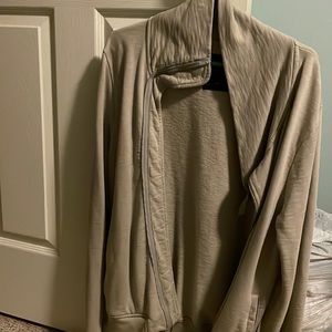 Allsaints funnel neck zip up hoodie